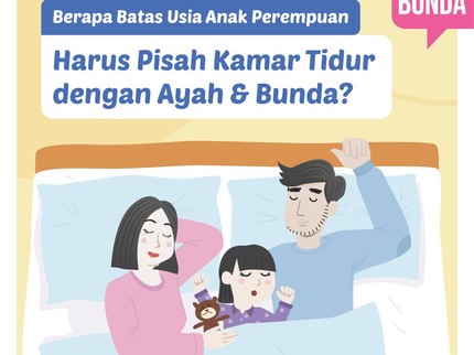 Berapa Batas Usia Anak Perempuan Harus Pisah Kamar Tidur dengan Ayah & Bunda?