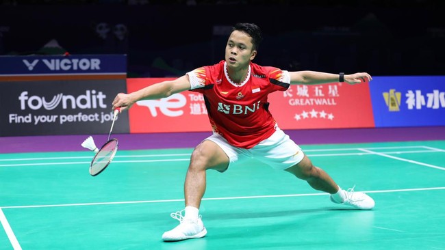 Pertandingan Thomas Cup Diwarnai Kekalahan Ginting, Indonesia Tertinggal dari China