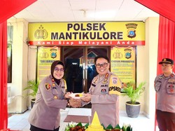 Kapolsek Mantikulore Palu Dijabat Polwan Iptu Siti Usai Berubah Nomenklatur