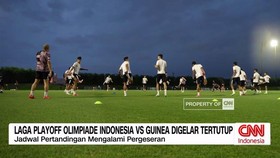 VIDEO: Laga Playoff Olimpiade Indonesia Vs Guinea Digelar Tertutup