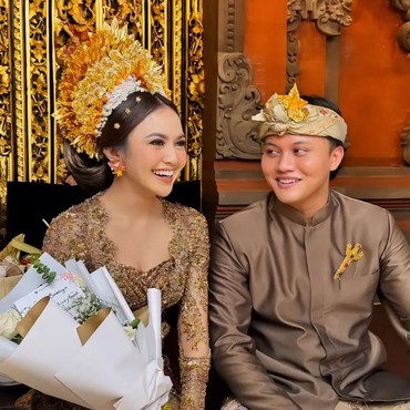 Potret Cantik Mahalini Jalani Upacara Mepamit Sebelum Dinikahi Rizky Febian