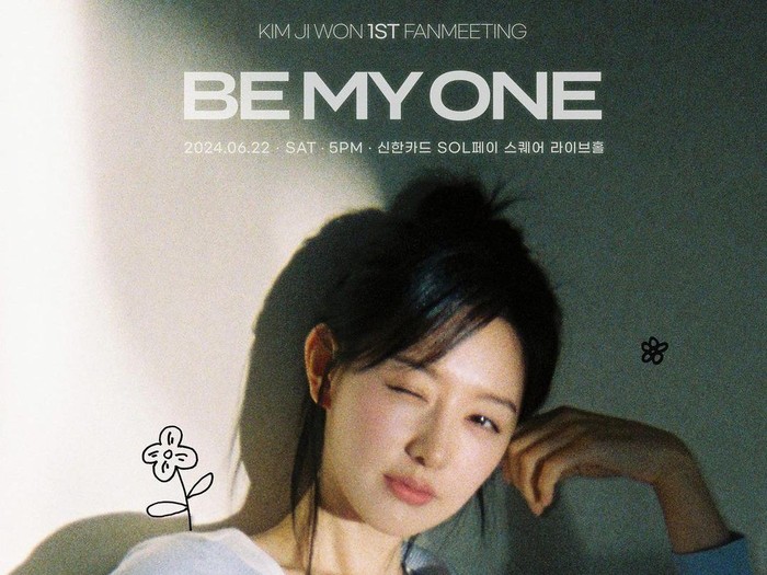 Poster Kim Ji Won fanmeeting/Foto: Instagram.com/highziumstudio