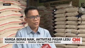 VIDEO: Harga Beras Naik, Aktivitas Pasar Lesu