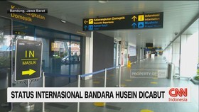 VIDEO: Status Internasional Bandara Husein Dicabut