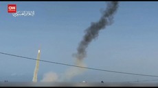 VIDEO: Hamas Pamer Roket, Serang Penyeberangan Kerem Shalom Gaza