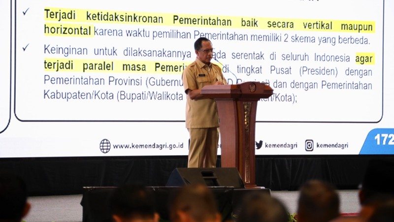 Menteri Dalam Negeri (Mendagri) Muhammad Tito Karnavian menyatakan, Musyawarah Perencanaan Pembangunan Nasional (Musrenbangnas) merupakan wadah sinkronisasi