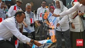 FOTO: Aksi Bela Palestina Sivitas Akademika UMJ Kutuk Agresi Israel
