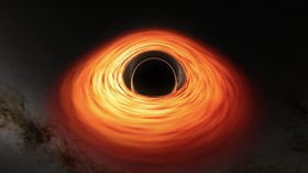 black hole/lubang hitam. Credit: NASA's Goddard Space Flight Center/J. Schnittman and B. Powell