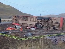 Bus Tergelincir-Terbalik di Peru, 11 Orang Tewas