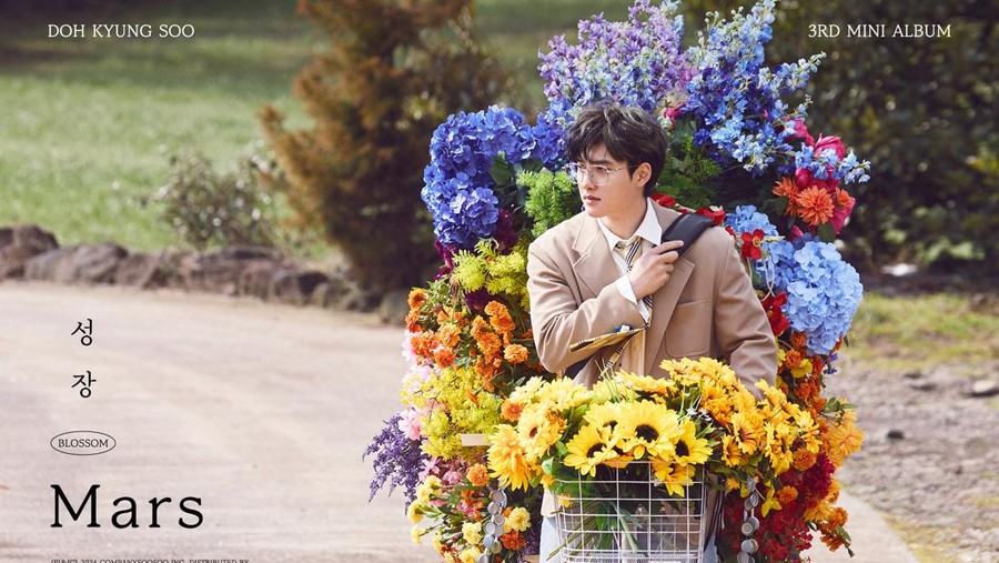 D.O EXO Teaser poster untuk single Mars dari album Blossom Doh Kyung Soo.