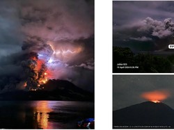 Penyebab Munculnya Petir Vulkanik saat Erupsi Gunung Ruang