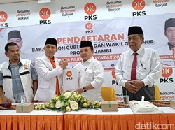 Al Haris-Sani Resmi Daftar Bacalon Pilgub Jambi, PKS: Kita Ingin Bersama Lagi