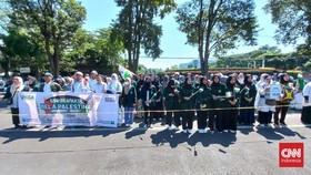 Aksi Bela Palestina Kampus Muhammadiyah Bandung, Kecam Genosida Israel