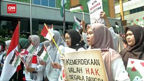 VIDEO: Sivitas UMJ Gelar Aksi Damai Bela Palestina dan Kutuk Israel