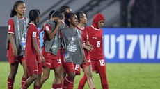 FOTO: Indonesia Kalah dari Filipina di Piala Asia Wanita U-17