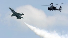 Jet Tempur F-16 Singapura Jatuh usai Lepas Landas