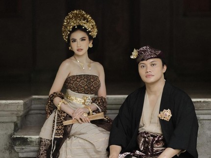 5 Potret Pre Wedding Mahalini & Rizky Febian, Pakai Adat Bali Meski Nanti Menikah Secara Islam