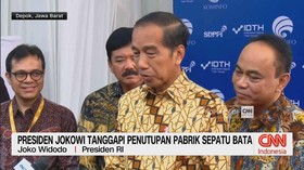 VIDEO: Presiden Jokowi Tanggapi Penutupan Pabrik Sepatu Bata