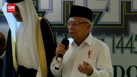 VIDEO: Ma'ruf Amin Tanggapi Rencana Kabinet 