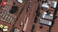 VIDEO: Foto Satelit Brasil Selatan Sebelum dan Sesudah Banjir Bandang