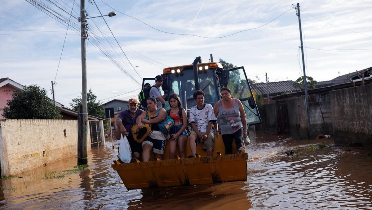 FOTO: 230 Ribu Orang Mengungsi Terdampak Banjir Bandang di Brasil