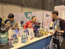 BRI Bawa UMKM Kopi Bandung Gravfarm Mejeng di Specialty Coffee Expo AS