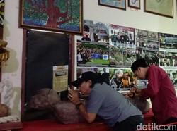 BRIN Teliti Prasasti Batu Kujang Peninggalan Prabu Siliwangi di Sukabumi