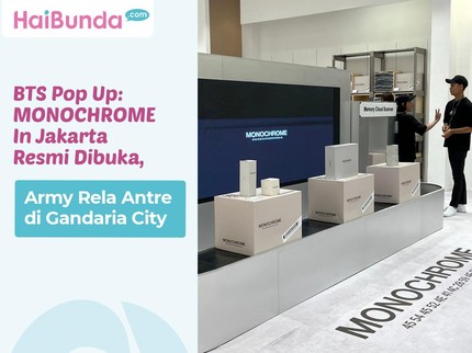 BTS Pop Up: MONOCHROME In Jakarta Resmi Dibuka, Army Rela Antre di Gandaria City