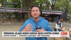 VIDEO: Persiapan Nobar Garuda Muda Kontra Guinea di Semarang & Bandung