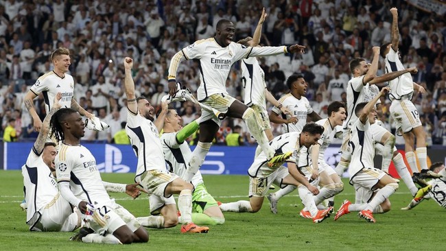 Duel final Liga Champions yang mempertemukan Borussia Dortmund vs Real Madrid digelar di Stadion Wembley, Minggu (2/6) dini hari WIB.