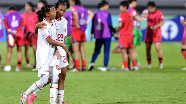 Indonesia U-17 Women’s National Team suffers 0-12 defeat to South Korea in 2024 U-17 Women’s Asian Cup