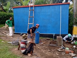 2 Tahun Air Bersih PDAM Putus Imbas Banjir Bandang, 170 KK Buat Bak Swadaya