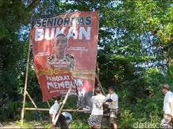 Pemuda Desa Gunaksa Hancurkan Baliho Tegar Saat Pengabenan Satria