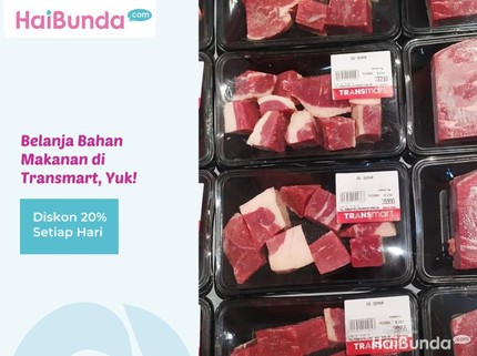 Belanja Bahan Makanan di Transmart, Yuk! Diskon 20% Setiap Hari