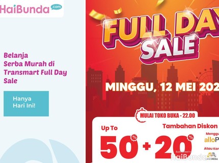 Belanja Serba Murah di Transmart Full Day Sale, Hanya Hari Ini!