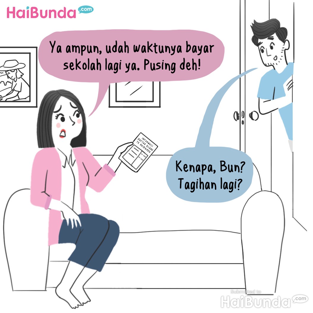Komik Bunda: Menyala Dompetmu, Bun