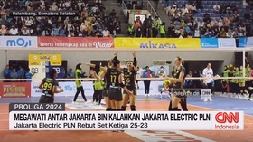VIDEO: Megawati Antar Jakarta BIN Kalahkan Jakarta Electric PLN