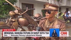 VIDEO: Mengenal Manusia Patung di Kota Tua