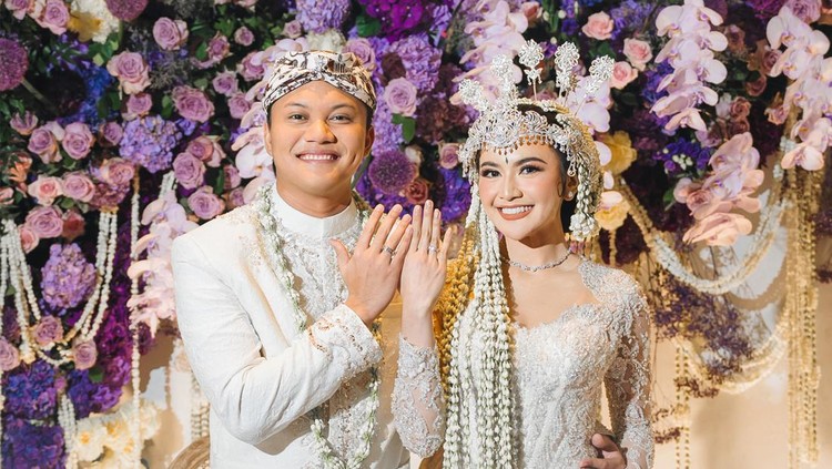 Pernikahan Rizky Febian dan Mahalini.