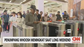 VIDEO: Penumpang Whoosh Meningkat Saat Long Weekend