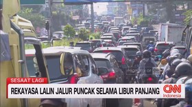 VIDEO: Rekayasa Lalin Jalur Puncak Selama Libur Panjang