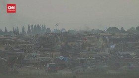 VIDEO: Tank Israel 'Mangkal' di Perbatasan Rafah Sebelum Invasi