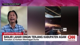 VIDEO: Banjir Lahar Dingin Terjang Kabupaten Agam