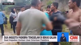 VIDEO: Dua Anggota Paskibra Tenggelam di Bekas Galian
