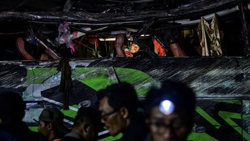 Kemenhub Ungkap Bus yang Angkut Siswa SMK Lingga Kencana Tak Berizin