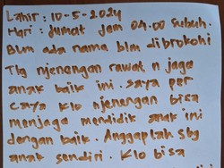 Nestapa Bayi Dibuang di Blora Disertai Surat Saya Percaya Njenengan