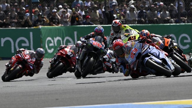 Manuver Epik Marquez: Melesat Lewati 9 Rival dalam Balapan Sprint MotoGP Prancis