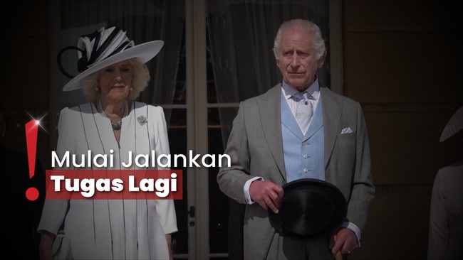 Raja Charles III dan Ratu Camilia Adakan Pesta Kebun di Istana Buckingham