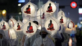 FOTO: Festival Lentera Sambut Hari Kelahiran Buddha di Korea Selatan