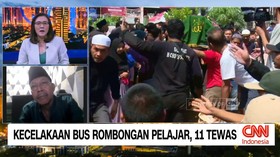 VIDEO: Kecelakaan Bus Rombongan Pelajar, 11 Tewas